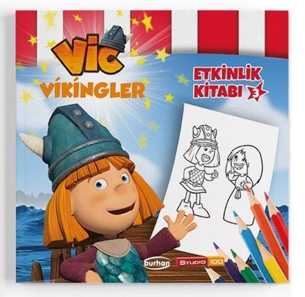 Vikingler Etkinlik Kitabı - 3 | Burhan Yayıncılık (İnce Kapak) - Resim 1