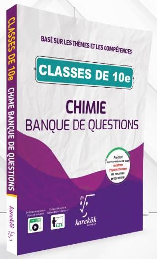 Classes De 10E Chimie Banque De Questions | Karekök Yayıncılık (Ciltsiz) - Resim 1