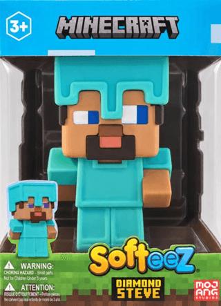 Minecraft Softeez Diamond Steve | Beta Oyuncak - Resim 1