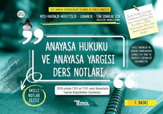 Anayasa Hukuku ve Anayasa Yargısı Ders Notları | Temsil Kitap (Ciltsiz) - Resim 1