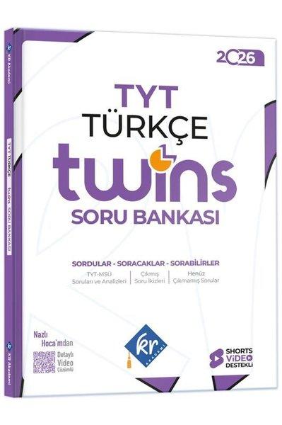 TYT Twins Türkçe Soru Bankası | KR Akademi (İnce Kapak) - Resim 1