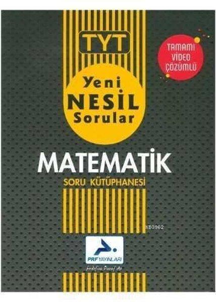 TYT Matematik Tamamı Video Çözümlü Soru Kütüphanesi | PRF Paraf Yayınları (İnce Kapak) - Resim 1