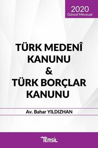 Türk Medeni Kanunu - Türk Borçlar Kanunu (2020 Güncel Mevzuat) | Temsil Kitap (Ciltsiz) - Resim 1
