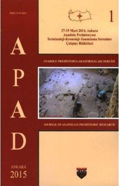 Anadolu Prehistorya Araştırmaları APAD-1 | Bilgin Kültür Sanat (İnce Kapak) - Resim 1