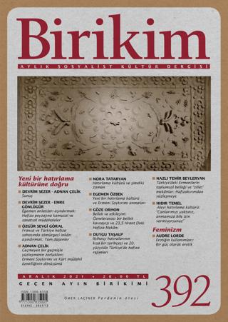 Birikim Aylık Sosyalist Kültür Dergisi Sayı: 392 Aralık 2021 | Birikim Yayınları (Ciltsiz) - Resim 1