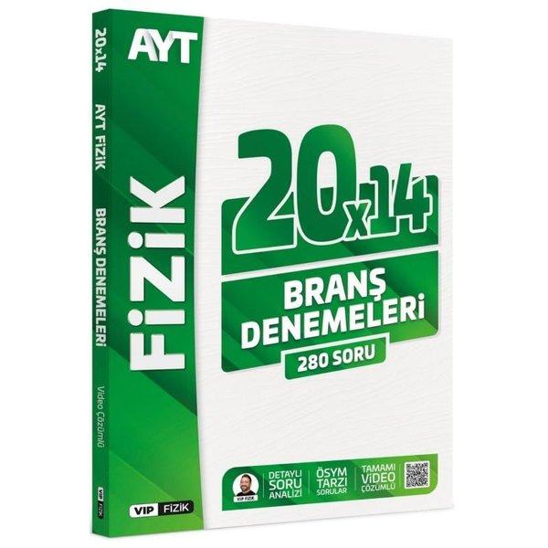 VİP Fizik AYT Fizik Tamamı Video Çözümlü 20x14 Branş Denemeleri | VIP Fizik Yayınları (İnce Kapak) - Resim 1