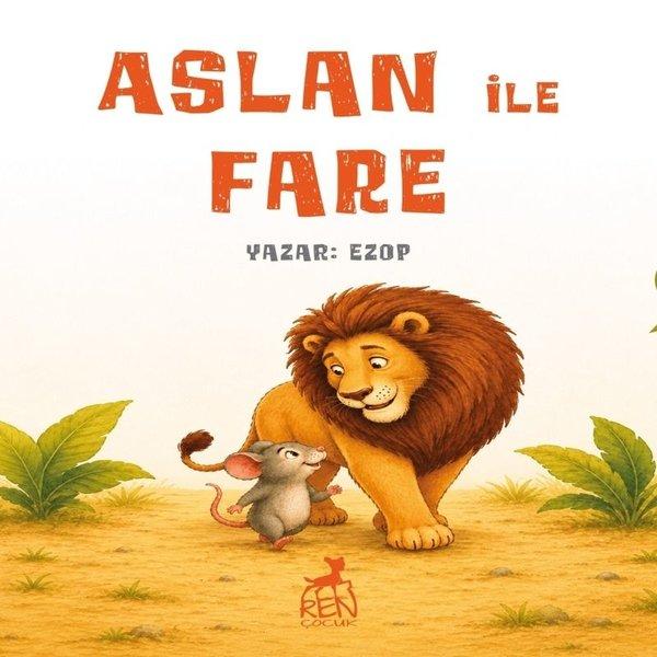 Aslan İle Fare | Ren Kitap (İnce Kapak) - Resim 1