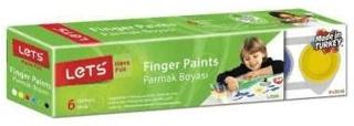 Let's Parmak Boyası 6 Ana Renk 25 ml | Lets - Resim 1