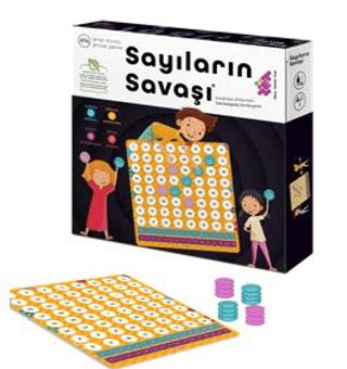 Sayıların Savaşı Zeka ve Akıl Oyunu 7+ Yaş 2 Oyuncu | Zet Zeka - Resim 1