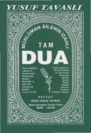 Müslüman Ailenin İzahlı Tam Dua Kitabı (B04) | Tavaslı Yayınları (Ciltsiz) - Resim 1