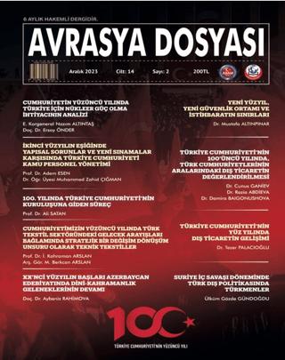 Avrasya Dosyası Sayı: 14/2 | ASAM Yayınları (Ciltsiz) - Resim 1