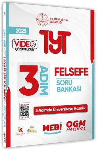 2025 TYT MEBİ-OGM 3 ADIM Felsefe Soru Bankası Video Çözümlü