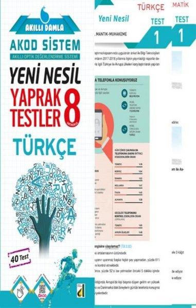 8.Sınıf Türkçe Yeni Nesil Yaprak Testler | Damla Yayınevi (İnce Kapak) - Resim 1