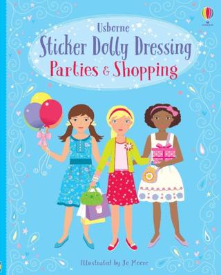 Sticker Dolly Dressing Parties & Shopping | Usborne (Ciltsiz) - Resim 1