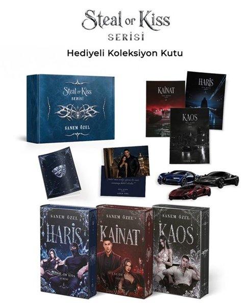 Steal or Kiss Serisi Kenar Boyamalı Seti - 3 Kitap Takım - Kutulu | Onyx Yayınları (Ciltli) - Resim 1
