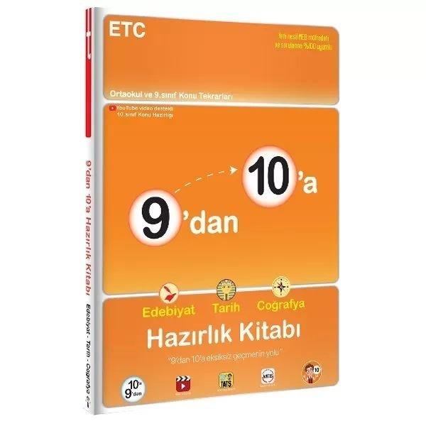 9'dan 10'a Edebiyat Tarih Coğrafya Hazırlık Kitabı | Tonguç Akademi (İnce Kapak) - Resim 1