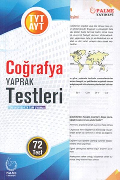 TYT AYT Coğrafya Yaprak Test | Palme Eğitim (İnce Kapak) - Resim 1