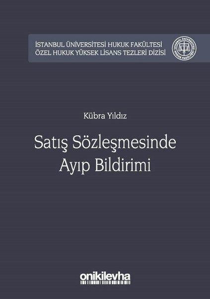 Satoş Sözleşmesinde Ayıp Bildirimi | On İki Levha Yayıncılık (Ciltli) - Resim 1