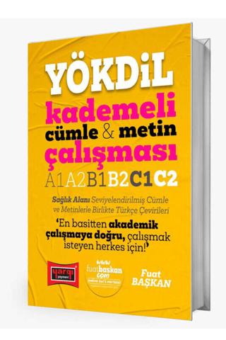 YÖKDİL Kademeli Cümle & Metin Çalışması A1 A2 B1 B2 C1 C2 | Yargı Yayınevi (Ciltsiz) - Resim 1