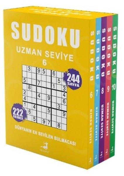 Sudoku - Uzman Seviye Seti - 5 Kitap Takım 6 - 7 - 8 - 9 - 10 | Olimpos Yayınları (İnce Kapak) - Resim 1