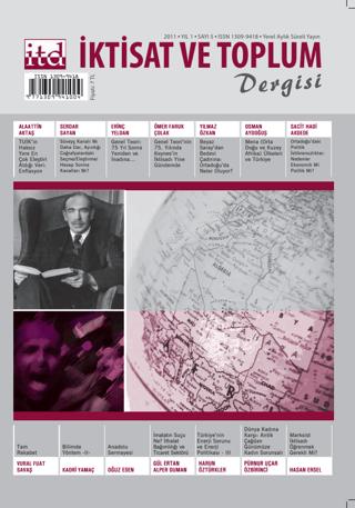 İktisat ve Toplum Dergisi Sayı: 5 | İktisat ve Toplum Dergisi (Ciltsiz) - Resim 1
