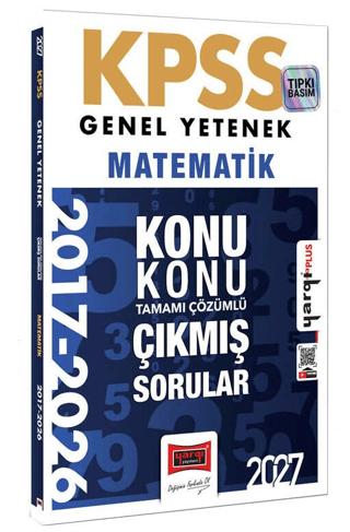 2027 KPSS Genel Yetenek Matematik Konu Konu Tamamı Çözümlü 10 Yıl Çıkmış Sorular | Yargı Yayınevi (Ciltsiz) - Resim 1