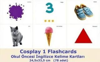 Cosplay 1 Flashcards - Okul Öncesi İngilizce Kelime Kartları (78 adet)