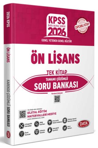 KPSS GY GK Önlisans Tek Kitap Tamamı Karekod Çözümlü Soru Bankası