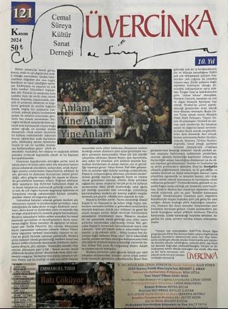 Üvercinka Dergisi Sayı: 121 Kasım 2024 | Üvercinka Dergisi (Ciltsiz) - Resim 1