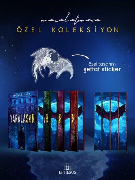 Yaralasar Serisi - Yan Boyamalı Kilitli Özel Koleksiyon Seti - 4 Kitap Takım - Kutulu | Ephesus Yayınları (Ciltli) - Resim 4