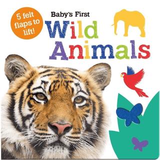 Babys First Wild Animals - 5 Felt Flaps To Lift | IMAGINE THAT (Ciltli) - Resim 1