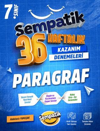 7. Sınıf Paragraf 36 Haftalık Kazanım Denemeleri | Ünlüler Karması (Ciltsiz) - Resim 1