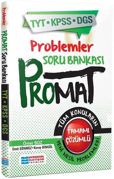 Promat Problemler Soru Bankası-TYT-KPSS-DGS | Evrensel İletişim Yayınları (İnce Kapak) - Resim 1