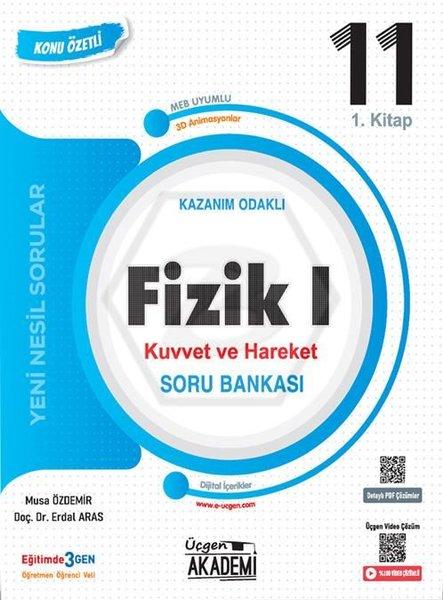 11. Sınıf Fizik I Kuvvet ve Hareket Konunun Özü Soru Bankası | Üçgen Akademi (İnce Kapak) - Resim 1