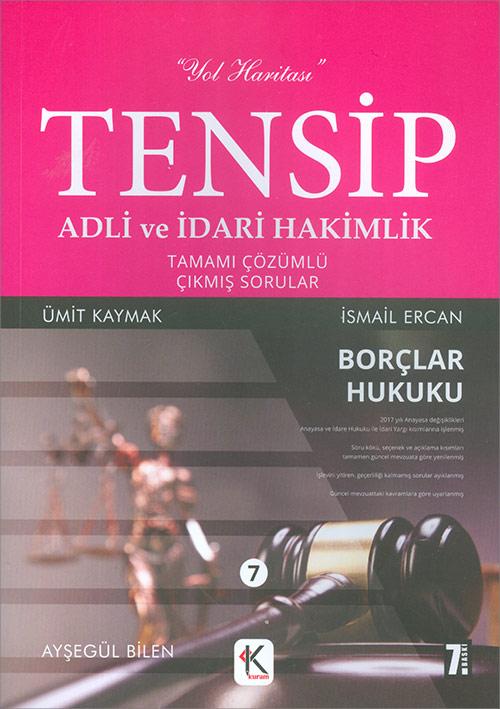 Tensip 7 Borçlar Hukuku Çözümlü Çıkmış Sorular Kuram Kitap - Resim 1