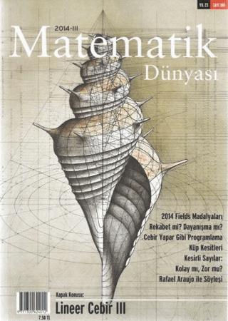 Matematik Dünyası Dergisi Sayı:100 Yıl:2014 - III | Nesin Yayınevi (Ciltsiz) - Resim 1