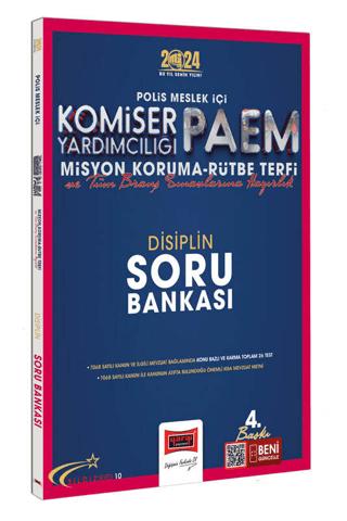 2024 Polis Meslek İçi PAEM Komiser Yardımcılığı Misyon Koruma Rütbe Terfi ve Tüm Branş Sınavlarına Hazırlık Yıldız Serisi Disiplin Soru Bankası | Yargı Yayınevi (Ciltsiz) - Resim 1