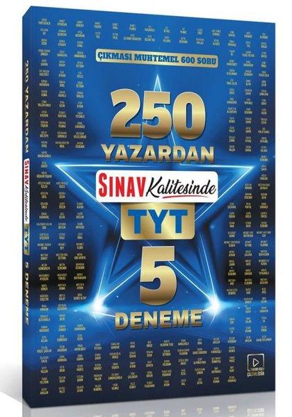 250 Yazardan Sınav Kalitesinde TYT 5 Deneme: Çıkması Muhtemel 600 Soru | Sınav Yayınları (İnce Kapak) - Resim 1