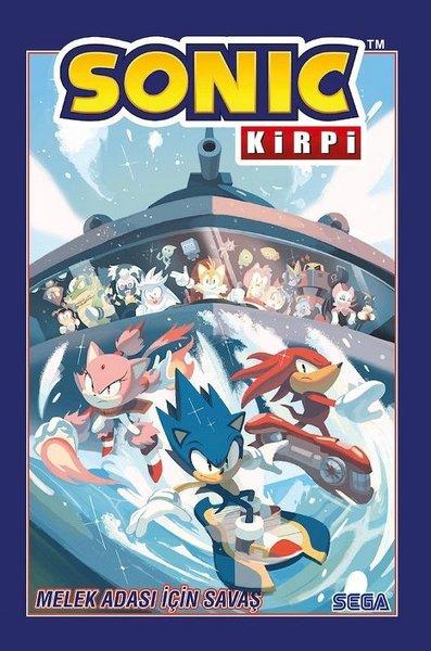 Sonic Kirpi Cilt 3 - Melek Adası İçin Savaş | Presstij Kitap (İnce Kapak) - Resim 1