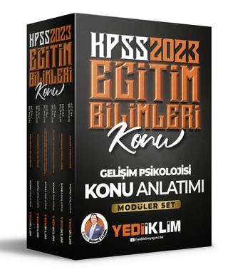 2023 KPSS Eğitim Bilimleri Konu Anlatımlı Modüler Set | Yediiklim Yayınları (Ciltsiz) - Resim 1