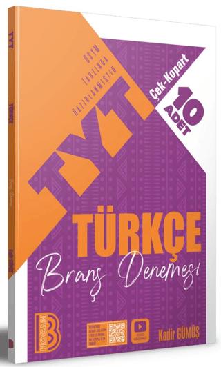 2026 TYT Türkçe Çek Kopar 10'lu Branş Denemesi