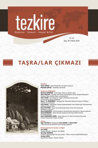 Tezkire 87. Sayı | Tezkire Dergisi (Ciltsiz) - Resim 1
