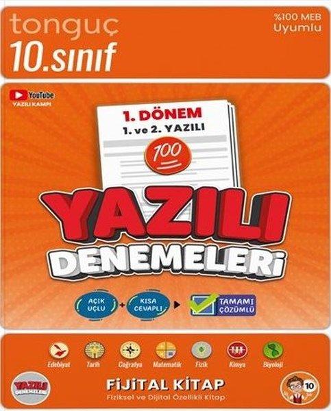 10. Sınıf Yazılı Denemeleri 1. Dönem 1. ve 2. Yazılı | Tonguç Akademi (İnce Kapak) - Resim 1