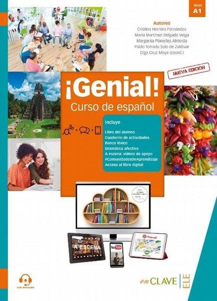 Genial! A1+Audio descargable | enClave-ELE (İnce Kapak) - Resim 1