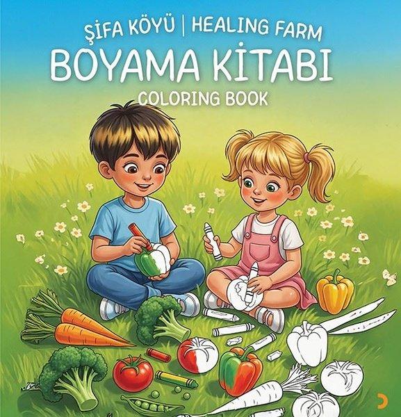 Şifa Köyü - Healing Farm Boyama Kitabı Coloring Book | Cinius (İnce Kapak) - Resim 1
