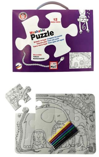 Funny Mat Washable Puzzle - Sevimli Dostlar | Akademi Çocuk - Resim 1