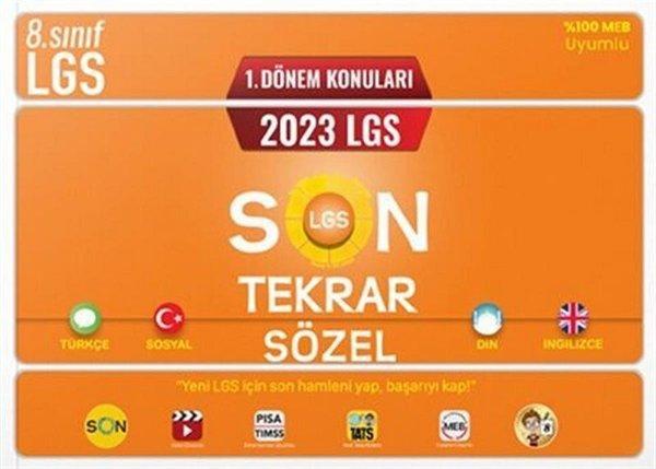 2023 8.Sınıf LGS 1.Dönem Sözel Son Tekrar | Tonguç Akademi (İnce Kapak) - Resim 1