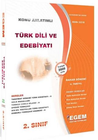 2. Sınıf Türk Dili Ve Edebiyatı Bahar Dönemi Konu Anlatımlı Soru Bankası
