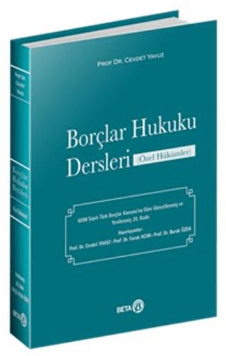Borçlar Hukuku Dersleri (Özel Hükümler) | Beta Yayınevi (Ciltsiz) - Resim 1