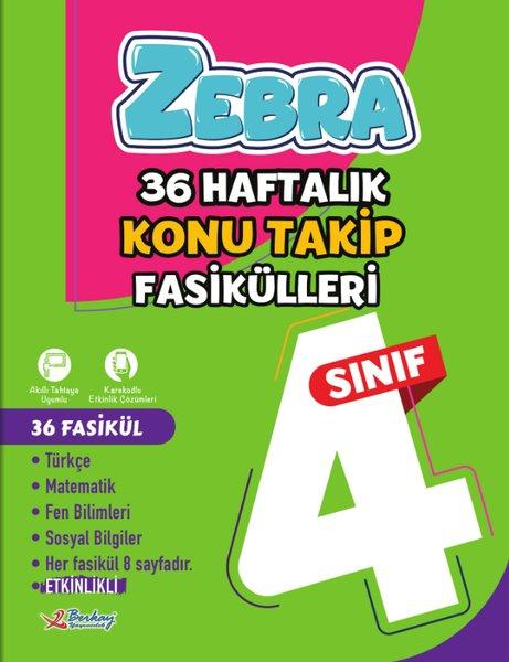 4.Sınıf Zebra 36 Haftalık Konu Takip Fasiküller | Berkay Yayıncılık (İnce Kapak) - Resim 1